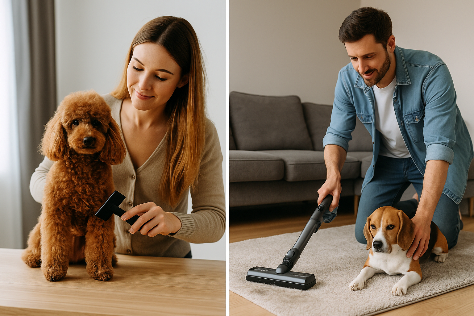 Dog grooming needs across breeds—low-maintenance vs high-maintenance dog types.